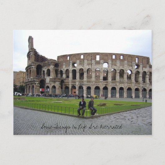 Sommige dingen in... - Rome Briefkaart (Voorkant)