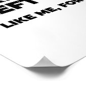 Sommige dingen zijn beter alleen. Zoals ik Poster (Hoek)