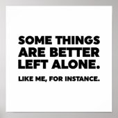 Sommige dingen zijn beter alleen. Zoals ik Poster (Voorkant)