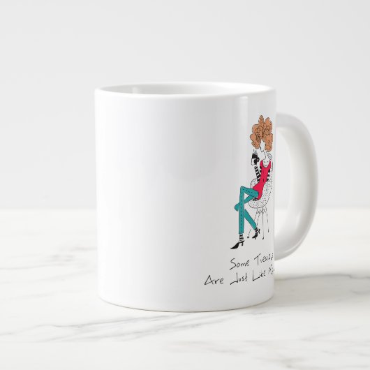 Sommige dinsdagen zijn net zoals maandag grote koffiekop (Voorkant rechts)