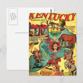 Sommige feiten over Kentucky Briefkaart (Voorkant / Achterkant)