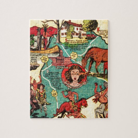 Sommige feiten over Kentucky Legpuzzel (Verticaal)