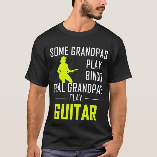Sommige Grandpas Play Bingo Real Grandpas Play Gui T-shirt (Voorkant)