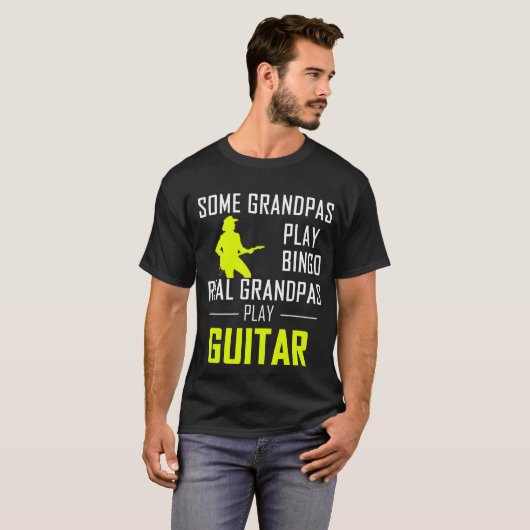 Sommige Grandpas Play Bingo Real Grandpas Play Gui T-shirt (Voorkant volledig)