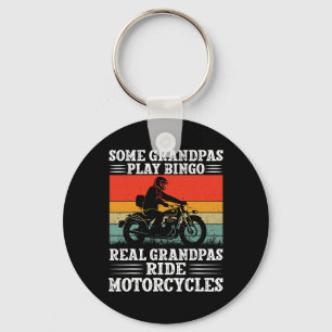 Sommige Grandpas Play Bingo Real Grandpas Ride Mot Sleutelhanger