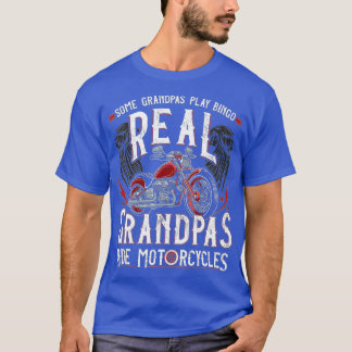 Sommige Grandpas Play Bingo Real Grandpas Ride Mot T-shirt