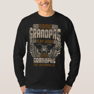 Sommige Grandpas Play Bingo Real Grandpas Ride Mot T-shirt