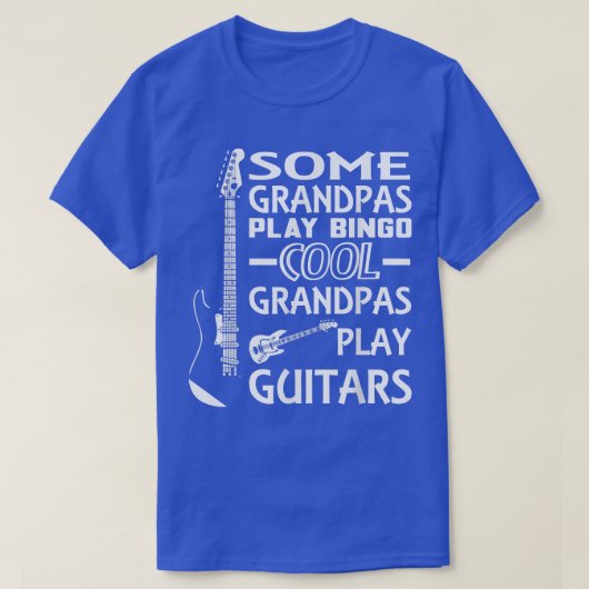 Sommige Grandpas spelen Bingo Cool Grandpas play G T-shirt (Design voorkant)