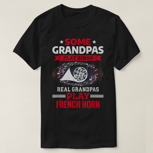 Sommige Grandpas spelen Bingo Real Grandpas Play F T-shirt (Design voorkant)