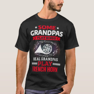Sommige Grandpas spelen Bingo Real Grandpas Play F T-shirt