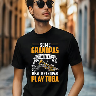 Sommige Grandpas spelen Bingo Real Grandpas Play T T-shirt