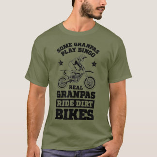 Sommige Grandpas spelen Bingo Real Grandpas Ride D T-shirt