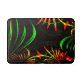 Sommige grasbladeren, brandkleuren in "bloempitten badmat (Voorkant)