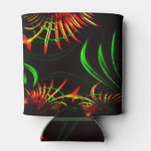 Sommige grasbladeren, brandkleuren in "bloempitten blikjeskoeler (Achterkant)