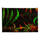 Sommige grasbladeren, brandkleuren in "bloempitten kussensloop (Achterkant-Rechts)