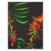 Sommige grasbladeren, brandkleuren in "bloempitten tafelkleed (Voorkant)