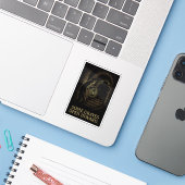 Sommige graven openen zich naar binnen - een afdal sticker (Laptop met iPhone)