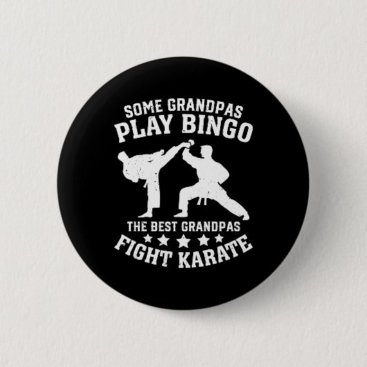 Sommige grootvaders spelen bingo De beste grootvad Ronde Button 5,7 Cm (Voorkant)