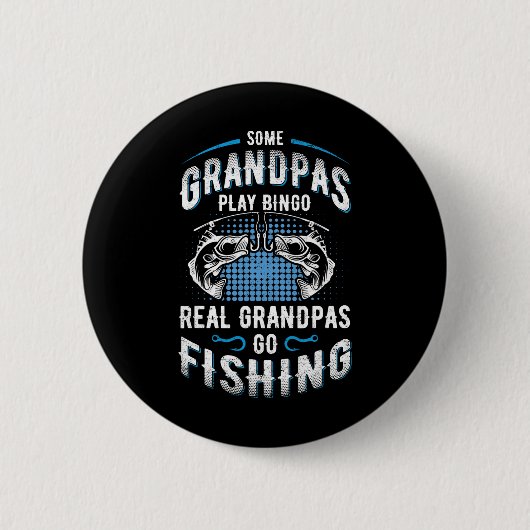 Sommige grootvaders spelen bingo Echte grootvaders Ronde Button 5,7 Cm (Voorkant)