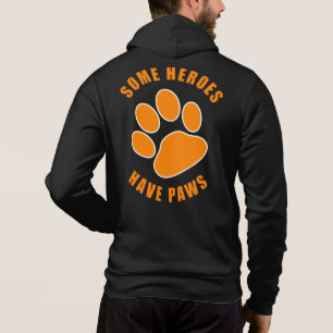 Sommige helden hebben poten: Service Search & Resc Hoodie