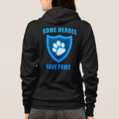 Sommige helden hebben poten: Service Search & Resc Hoodie (Achterkant)