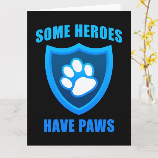 Sommige helden hebben poten: Service Search & Resc Kaart (Gele Bloem)