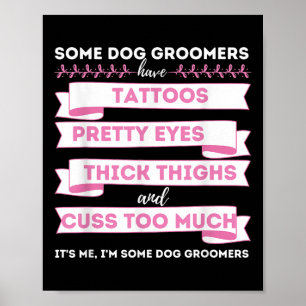 Sommige honden hebben Tattoos - honden die salo kw Poster