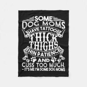 Sommige hondenmoeders hebben tatoeages dikke dijen fleece deken