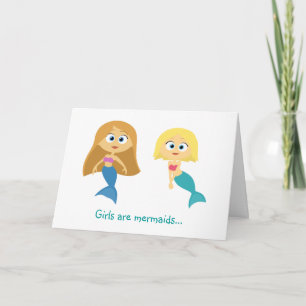 "Sommige jongens zijn ook Mermaids" Kaart