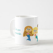 "Sommige jongens zijn ook Mermaids" Koffiemok (Voorkant links)
