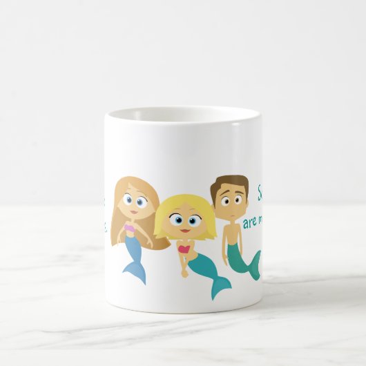 "Sommige jongens zijn ook Mermaids" Koffiemok (Center)