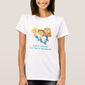 "Sommige jongens zijn ook Mermaids" T-shirt (Voorkant)