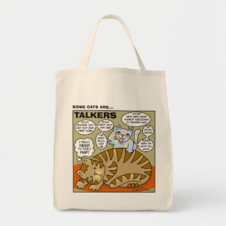 Sommige katten zijn talkTas Tote Bag