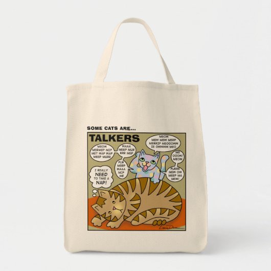 Sommige katten zijn talkTas Tote Bag (Voorkant)