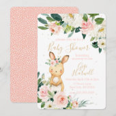 Sommige konijn houdt van je Baby shower uitnodigin Kaart (Voorkant / Achterkant)