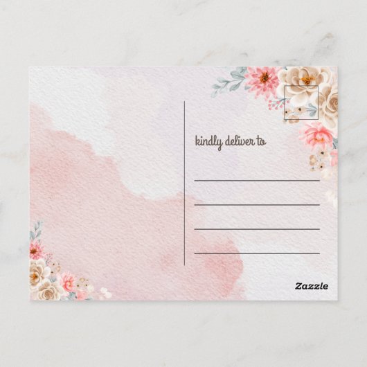 Sommige konijn houdt van je romantische roze konij briefkaart (Achterkant)