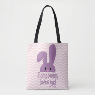Sommige Konijn Houdt Van Mij Schattig Konijn Pasen Tote Bag