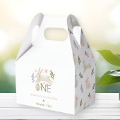 Sommige konijn is een meisje 1e verjaardag dank je bedankdoosjes