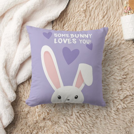 Sommige konijnen houden van je Cute Hearts Valenti Kussen (Deken)