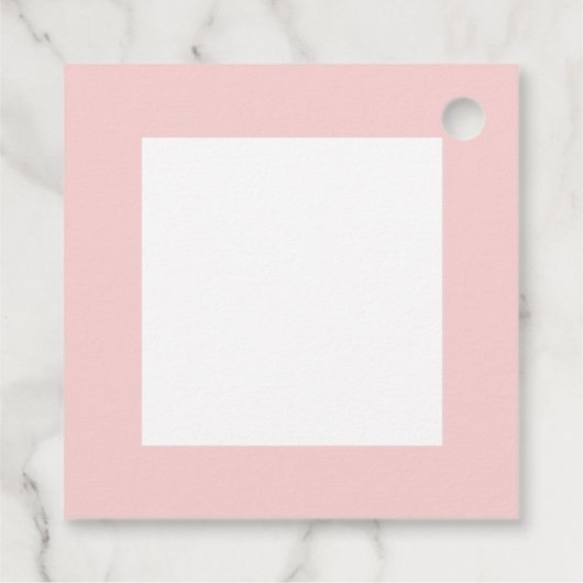 Sommige konijntje schattig roze kinderen verjaarda bedankjes labels (Achterkant)