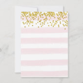 Sommige konijntjes draaien een verjaardagsuitnodig kaart (Achterkant)