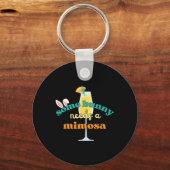 Sommige konijntjes hebben een mimosa nodig Grappig Sleutelhanger (Voorkant)