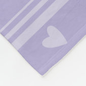 Sommige konijntjes houden van je Cute harten Kinde Fleece Deken (Hoek)