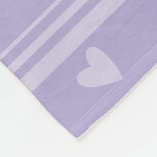 Sommige konijntjes houden van je Cute harten Kinde Fleece Deken (Hoek)