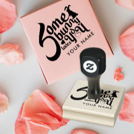 Sommige konijntjes houden van je Schattigee woords Rubberstempel