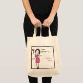 Sommige kruidenierswaren... voornamelijk wijnwijno tote bag (Voorkant (product))