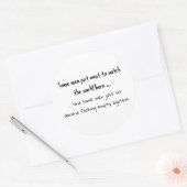 Sommige Mannen rond de sticker (Envelop)