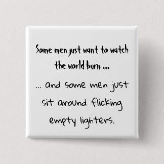 Sommige mannen willen gewoon een vierkante knop button 5,1 cm