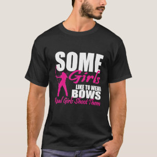 Sommige meisjes Draag boogschieten T-shirt