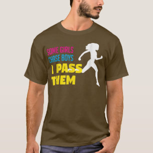 Sommige meisjes koorden die ik doorgeef lopen T T-shirt